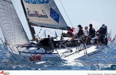 Puerto Calero: dos cuartos y un tercero han sido los resultados del barco canario en la segunda jornada   