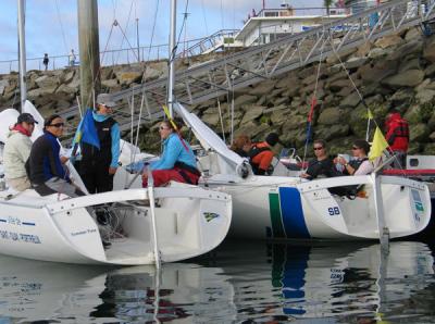 El equipo ‘Gallery Hoteles-Raminova’, de Sandra Azón, finalizó en novena posición en el Campeonato de Europa Match Racing Féminin en Saint-Quay-Portrieux, 