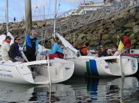 El equipo ‘Gallery Hoteles-Raminova’, de Sandra Azón, finalizó en novena posición en el Campeonato de Europa Match Racing Féminin en Saint-Quay-Portrieux, 