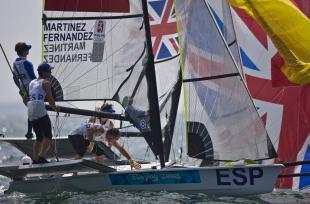 Iker y Xabi salvan el día con un 5º. El Yngling, tras una gran remontada, fueron sextas en la 4ª regata. El 4.70 se marca un 2ª en la 2ª