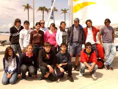 Las Escuelas de Vela de Galicia se dan cita en Sanxenxo para preparar el Campeonato de España de Vaurien