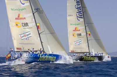 Los dos VO70 del equipo Telefónica competirán en aguas de Mallorca por el Trofeo Ayuntamiento de Palma 