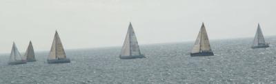 Catorce barcos en la regata la Piñatita de Vela Latina Canaria