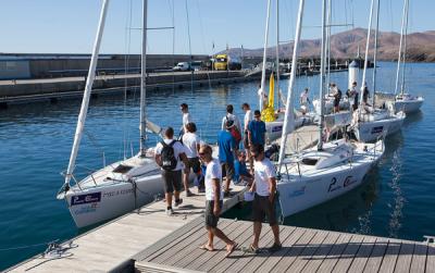 Eolo no quiso asistir a la fiesta del Match Race de Puerto Calero