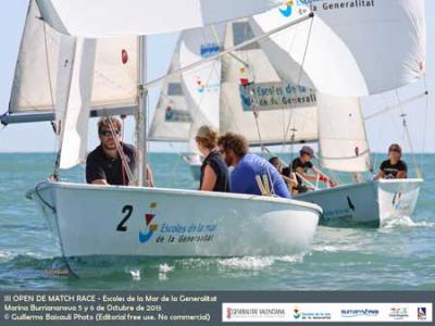 II Open de Match Race Escoles de la Mar de la Generalitat- Marina Burriananova. El RCN Castellón de Eduardo Maestre gana con rotundidad