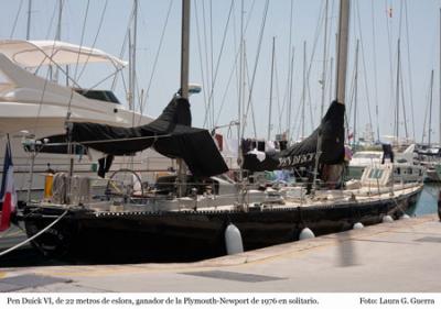 Dos barcos legendarios del navegante Eric Tabarly hacen escala en el Club de Mar