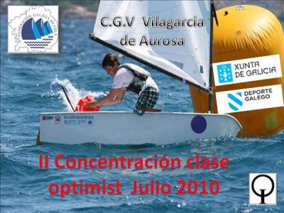 El Centro Galego de Vela acogió la segunda concentración de Optimist 