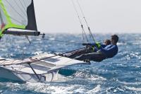 El Equipo Lanzarote- Deporte Galego de 49er continúa su programa en el Trofeo Princesa Sofía Mapfre