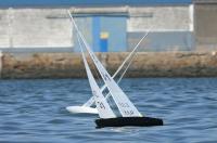 El gaditano Alfonso Moreno se proclama campeón de Andalucía de Vela Radio Control en aguas de Motril