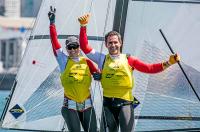 Fernándo Echávarri y Tara Pacheco recogerán en Baiona  el Premio Nacional de Vela al mejor equipo olímpico