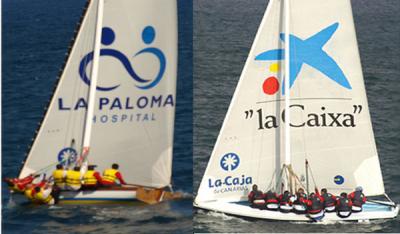 HOSPITAL LA PALOMA/Pueblo Guanche-Puerto de la Luz/LA CAIXA, duelo en la cumbre este sábado en el Campeonato de Vela Latina Canaria