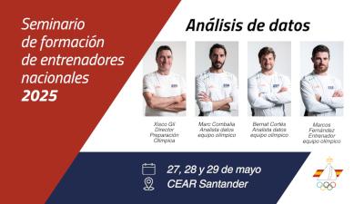 La RFEV organiza una formación para técnicos nacionales centrada en el análisis de datos La RFEV organiza una formación para técnicos nacionales centrada en el análisis de datos