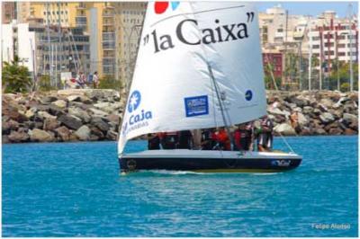 Naviera Armas Unión Risco derrota al Hospital La Paloma Pueblo Guanche en la 1ª jornada del Campeonato Provincial La Caja de Canarias de Vela Latina