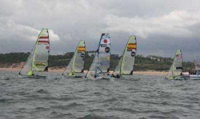 Otra visión del Test Event Santander 2014. Mágnífica actuación de los cántabros de 49er en la jornada de hoy