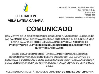 Vela latina Canaria. Concurso Fundación de la Ciudad de Las Palmas de Gran Canaria, 