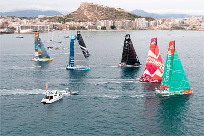 ABU DHABI OCEAN RACING, PRIMER LÍDER DE LA VOLVO OCEAN RACE 2011-12