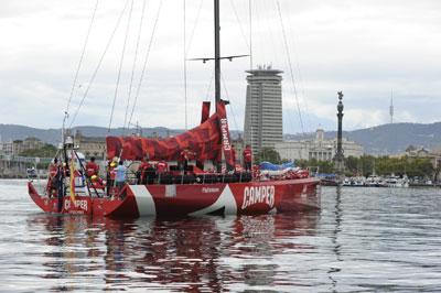 EL CAMPER FINALIZO SU ESCALA EN BARCELONA Y PONE RUMBO A ALICANTE