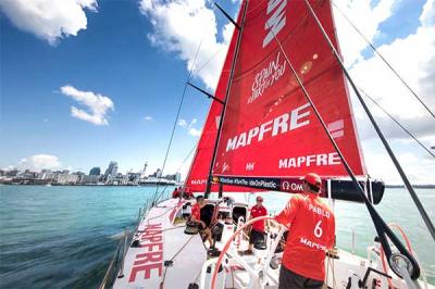 La costera de Auckland abre el ecuador de la Volvo Ocean Race 