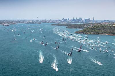 La flota de la 75ª ROLEX SYDNEY HOBART pone rumbo sur