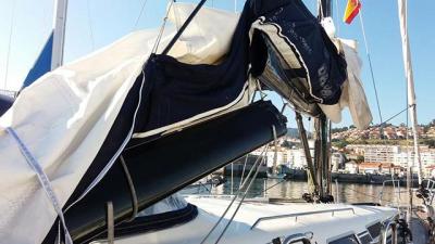 La flota de la Baiona Angra Atlantic Race con poco viento a 300 millas de Angra do Heroismo