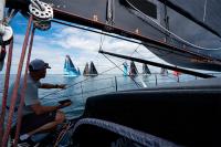 Los equipos de The Ocean Race Europe llevan a cabo los últimos preparativos antes de la primera etapa