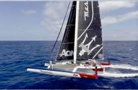 Maserati Multi 70 en la regata Cape Town – Rio de Janeiro que tomo la salida el pasado sábado 11 de Enero