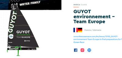 Ocean Race. Equipos Imoca. GUYOT environnement - Team Europe