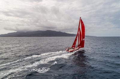 Se espera que el MAPFRE cruce la línea de llegada esta próxima madrugada 