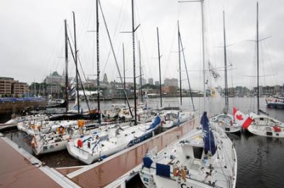 Todo listo en Quebec A menos de quince días de la gran salida de la Transat Quebec-Saint Malo 