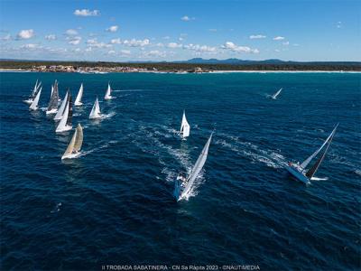 Condiciones perfectas para una magnífica regata en la II Trobada Sabatinera en el CNR