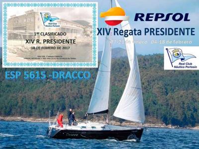 Dracco de Pablo Oliver y su tripulación se pone al frente del TROFEO REPSOL del RCN Portosín.