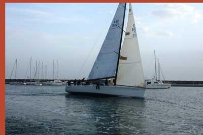 El RCN Valencia celebró una regata con navegación nocturna