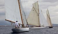 El viento propicia una brillante jornada final del Trofeo Illes Balears de barcos Clásicos y de Época