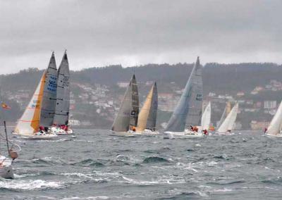 Espectacular la primera etapa válida de la Interclubes de la Ría de Pontevedra celebrada el pasado sábado en Aguete