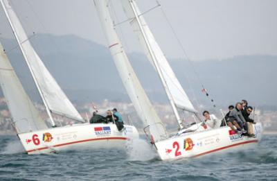 Jornada en blanco en la Bahía de Baiona