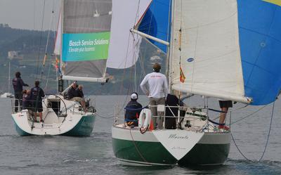 La falta de viento entre cabo Prior y Ortegal desluce la apertura del Rías Altas Mar de Maeloc 