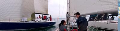 La tirada final del circuito de vela RCMS para la clase crucero acabó con un desfile en el interior de la bahía.