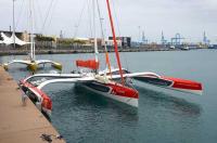 Llegan los trimaranes que  compiten en el “Las Palmas de Gran Canaria Grand Prix”