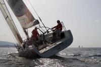 Poco viento en la jornada inaugural en la Ría de Vigo