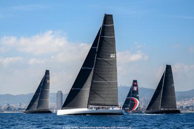 ‘Bullitt’ se posiciona líder en el primer día de la Barcelona Maxi Yacht Regatta 2024