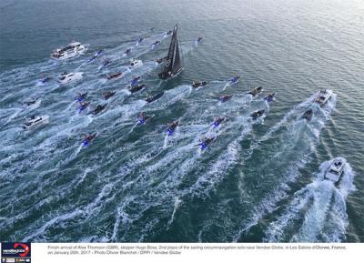  Alex Thomson, subcampeón de la Vendée Globe 2016-17 