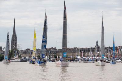 Burdeos punto de partida de la 48ª Regata de La Solitaire URGO Le Figaro