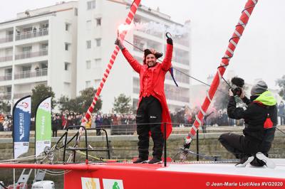 Damien Seguin, 6º en cruzar la meta