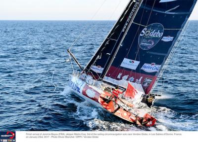 Día 79: Jérémie Beyou completa el podio de la Vendée Globe 2016-17