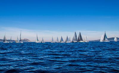 La falta de viento deja desierto  el Campeonato Gallego de A Dos