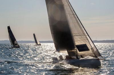 La Solitaire du Figaro. La bahía de Seine la primera tachuela de la 3ª etapa!