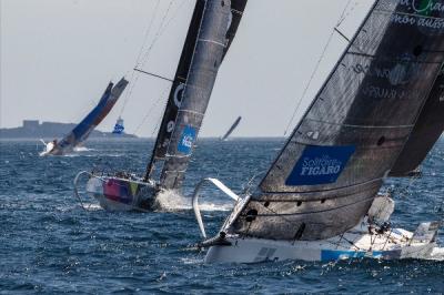 La Solitaire du Figaro. Macaire lucha por recuperarse mientras que el líder Quiroga ataca a 100 millas para el final.