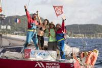 Los regatistas del CNCB Guillermo Cañardo y Marc Miró, ‘finishers’ de la Mini Transat La Boulangère