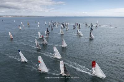 Mini Transat 6,50  Primeras millas a cámara lenta. Carlos Manera actual 3º en protos 