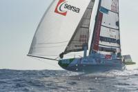 Mini Transat. Jambou y Beccaria líderes sólidos, dos participantes rumbo al archipiélago de Cabo Verde para una parada en boxes